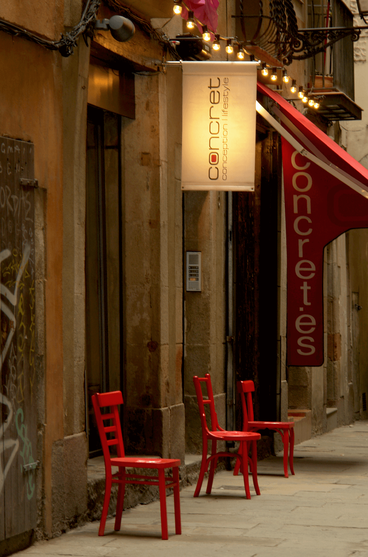 Street in Barcelona, Spain