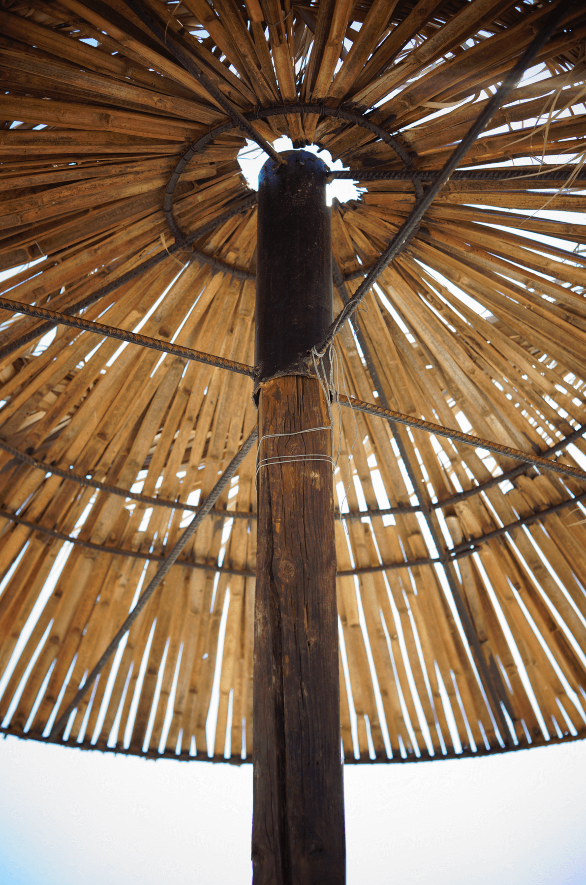 Beach Umbrella in Ios, Greece