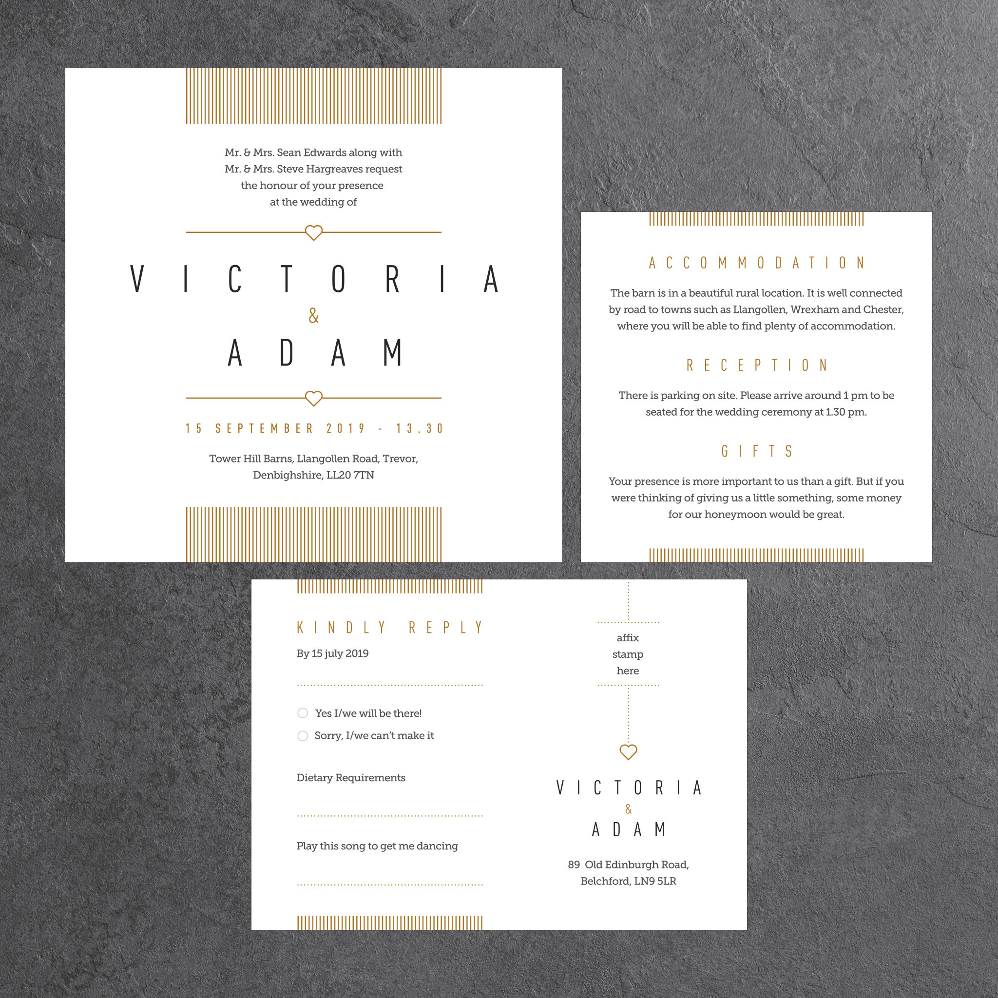 It's a Modern World - Invitation Set