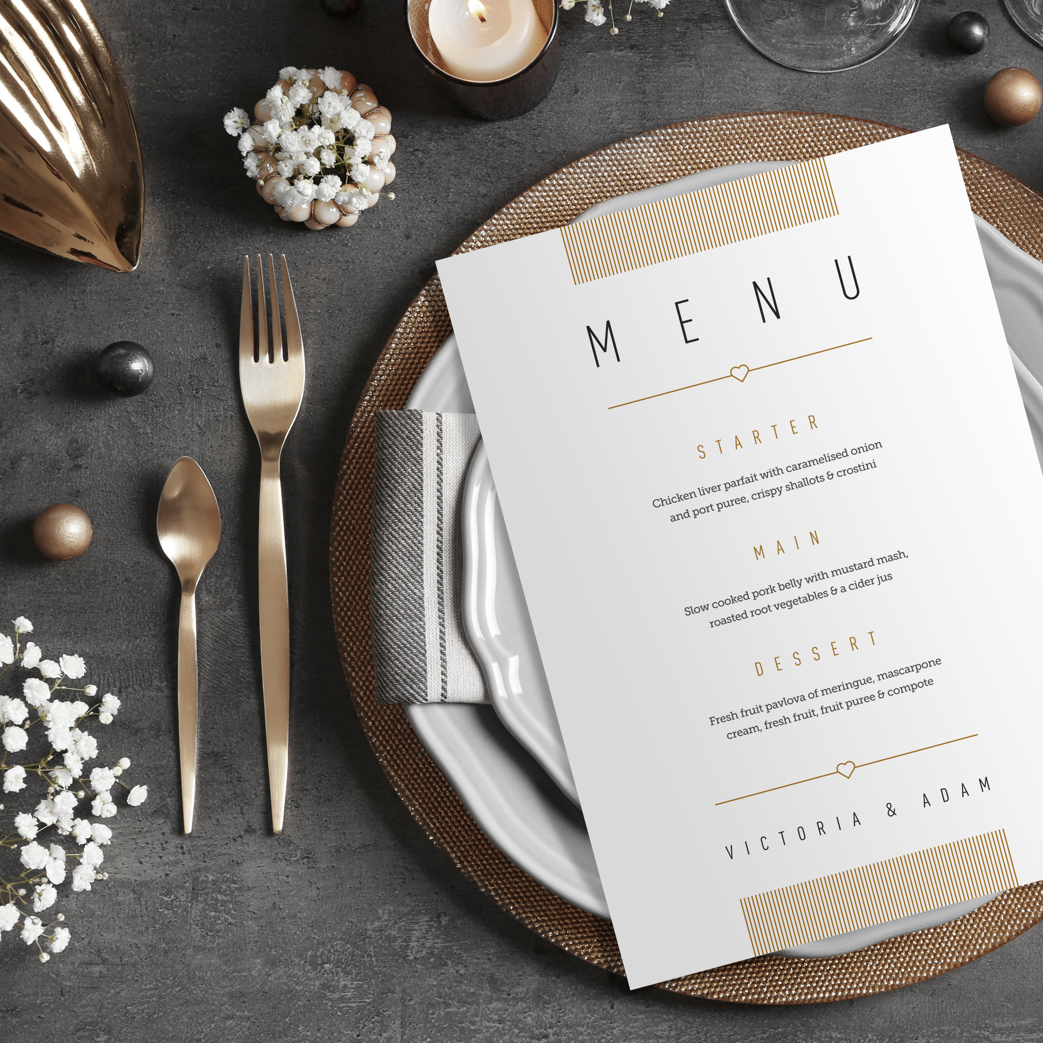 It's a Modern World - Menu