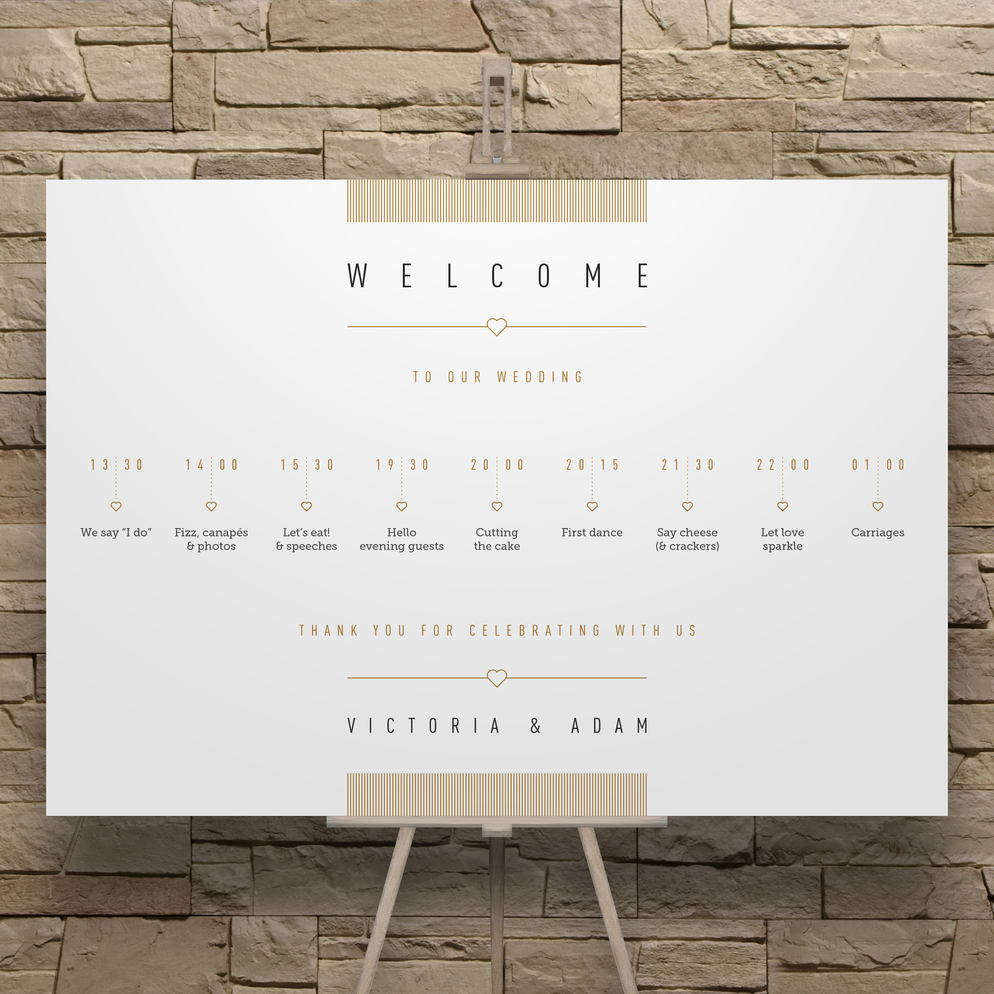 It's a Modern World - Order of Events