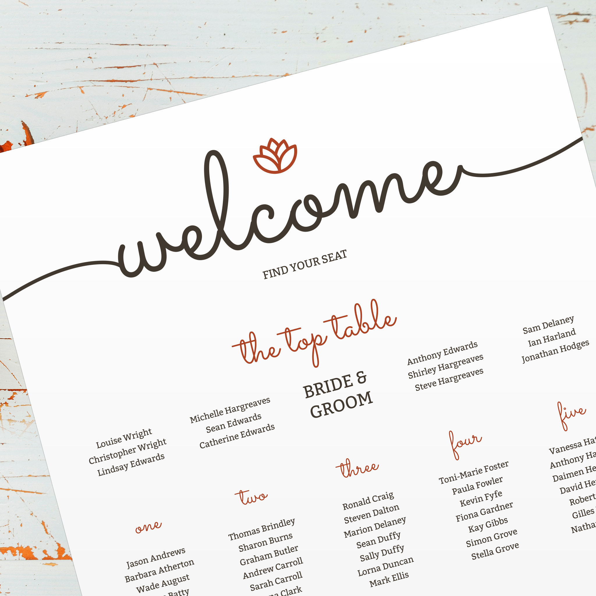 Dog Days - Seating Plan